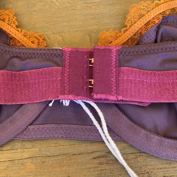 Free People Aralie Lace Trim Underwire Bra Size 32 Matching panties diff listing - Picture 8 of 8